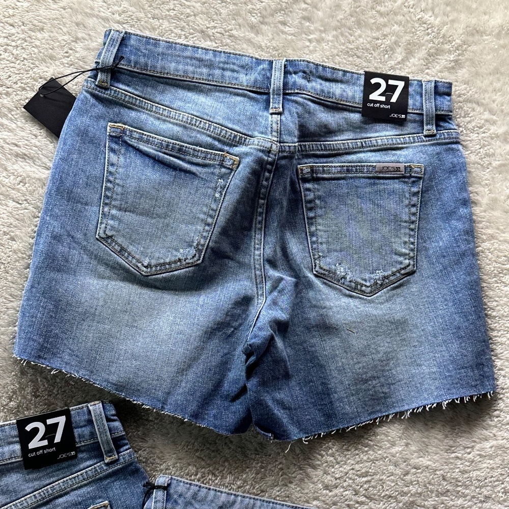 3 Pairs Joe's Jeans High Rise and Cut Off Shorts Size 27 Raw Hem - Picture 6 of 8